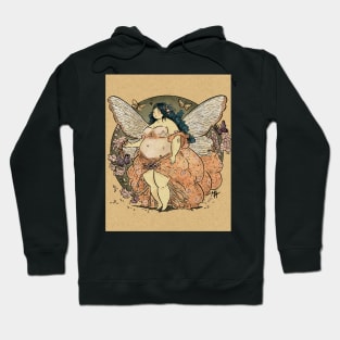 Dreamy chubby fairy (with background) Hoodie